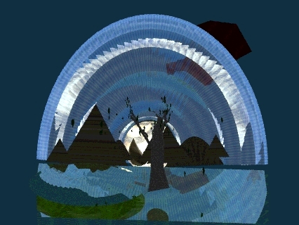 The 3D creation of some reality, some where...
