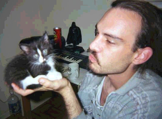 ah, cute meela at a young age; and me, trying to annoy her...