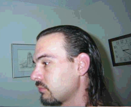Side profile of myself, when I got out of the shower...